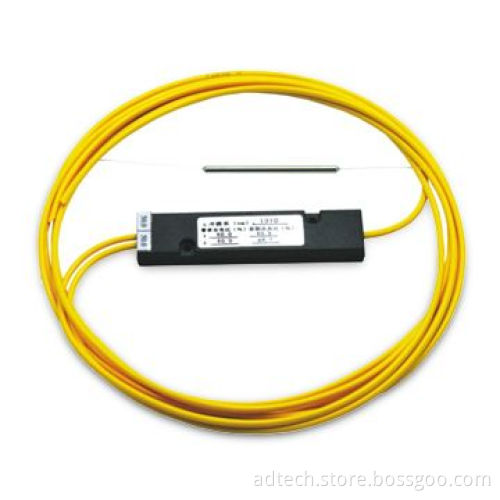 3.06dB Typical Insertion Loss Single Mode Tree/Star Type 1 x 2 Fiber Optic Coupler